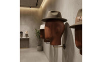 Mannequin Head Hat Stand Metal Hook Bracket Wall Mount Hat Display Space Saving Mannequin Head Display Stand