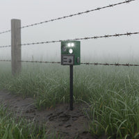 Solar Creature Flashing Illuminating Lights with Flashing Glare Raptor Shaped Creature Scarer Adjustable Frequency for Yard