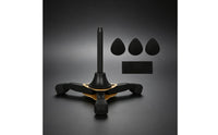 Folding Flute Stand Black Folding Clarinet Stand Tripod Support Sturdy Music Gear Anti-Slip Feet