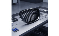 Front Bumper Intake Grille Molded Honeycomb Mesh Grille Car Grill Mesh Moldable Automotive Parts Slimline for DIY Mechanics