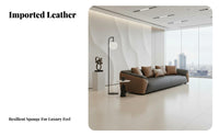 Modern Minimalist Sofa and Coffee Table Combo Executive Design Special-Shaped Couch Set High-End Aesthetic Office Furniture Business Grade for Executives, Clients, Interior Designers, Reception Area, Lobby, Waiting Room
