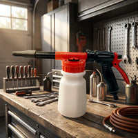 Soap Dispenser for Car Cleaning and Car Wash, Heavy Duty Foam Sprayer with Hose Attachment, Adjustable Foam Lance, Quick Connector Bottle