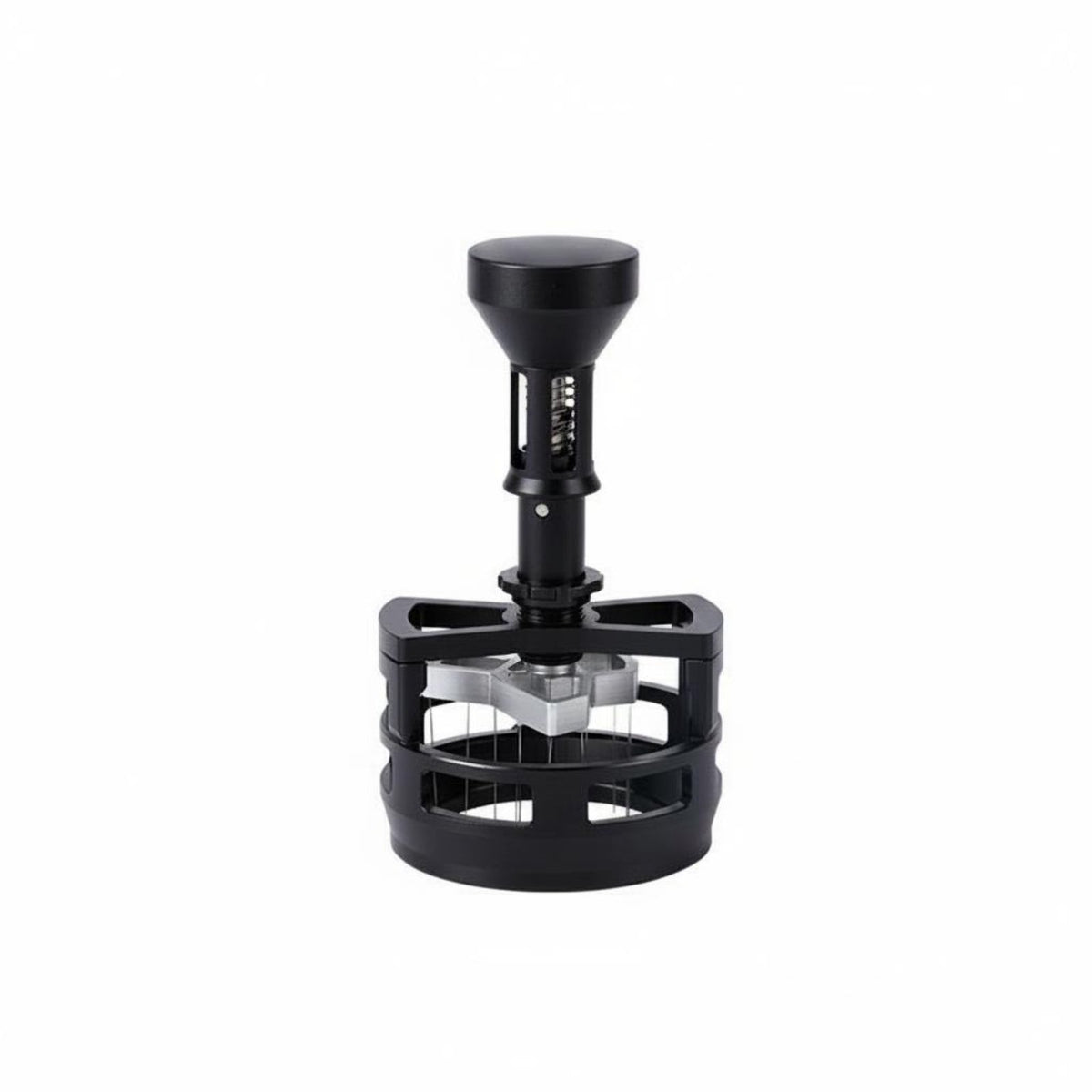 Espresso Pin Distributor Breaks Up Clumps Clump Breaker Tool Adjustable Height Rotating Coffee for Baristas