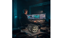 DMX-Compatible Splitter with Strap Rigging-Mount DMX-Compatible Splitter Amplifier 6-Way 3-Pin for Stage Technicians, Theaters