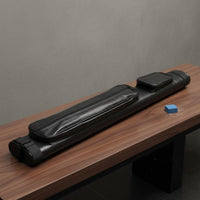 Multi-Slot Pool Cue Case Sturdy Billiard Cue Hard Case Zipper Pocket Sports Gear Shock-Resistant Resistant for Billiards Players, Travel, Tournament