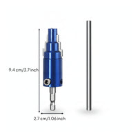 Hex Shank Pipe Thread Remover Stepped Body Valve Remover Metal Plumbing Tool Blue