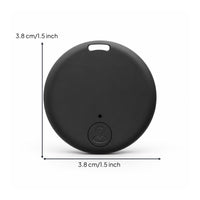 Smart Bluetooth Tracker with Key Attachment Compact Bluetooth Tracker Lightweight Locator Tag Portable for Travelers