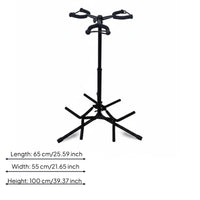 Foldable Adjustable Guitar Floor Stand Stable Base Adjustable Guitar Stand Portable Easy to Keep for Studio, Stage