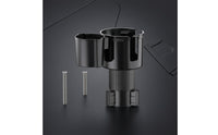 Car Cup Holder Adjustable Height Two-Holder Adapter Expandable Organizer for Commuters