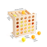 Hand-Eye Coordination Rebound Ball Game Early Education Color Sorting Toy Interactive Play Preschool Counting Toy Pattern Recognition for Preschoolers, Kids, Kindergarten, Classroom, Playroom