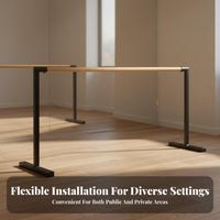 Home Practice Barre Stable Base Freestanding Dance Bar Adjustable Height Dance Bar for Children, Beginners, School, Studio