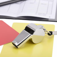 Writing Instrument Included Caution and Dismissal Card Card Set Note Paper Referee Warning Cards Leather Case Football Referee Card Wallet Portable for Referees
