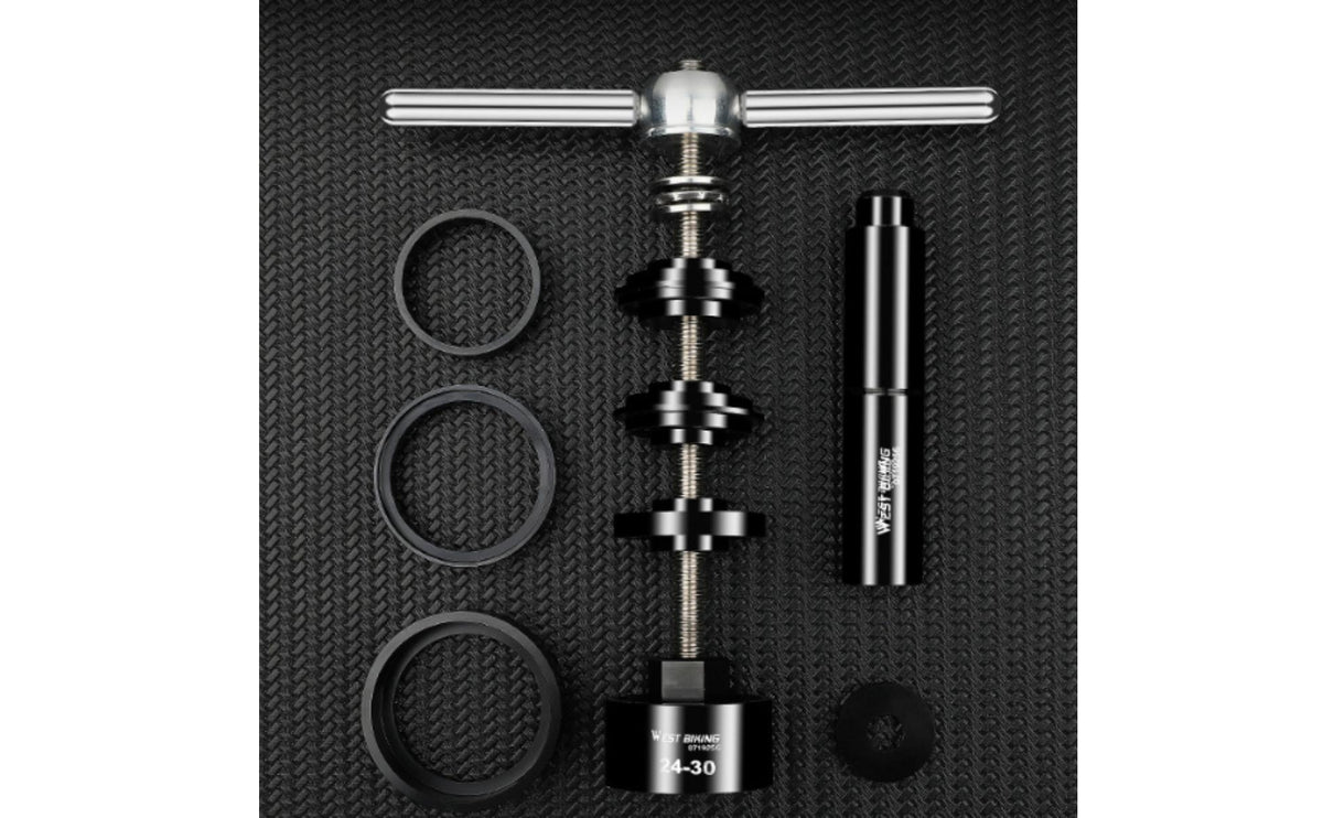 Professional Bike Bottom Bracket Install and Removal Tool Kit Universal Bottom Bracket Tool Kit Versatile Heavy-Duty for Mechanics, Cyclists, Home Workshop