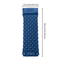 Camping Air Mattress Fast Inflation Camping Sleeping Pad Compact Outdoor Gear for Beach