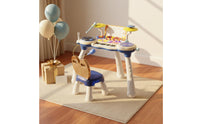 Piano Toy Early Learning Multifunction Keyboard Toy Educational Kids Keyboard with Drum Pads for Beginners, Young Children, Gift Giving