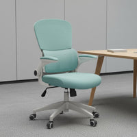 Adjustable Height Ergonomic Office Chair High-Density Foam Cushion Ergonomic Mesh Office Chair Rocking Function Space-Saving for Students, Teens, Conference Room