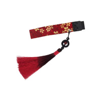 Keyboard Decorative Strap Traditional Pattern Keyboard Tassel Pendant Curved Fit Design Computer Accessory for Gaming Enthusiasts, Office