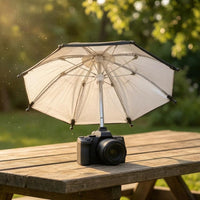 Camera Hot Shoe Umbrella Lightweight Camera with Hot Shoe Mount Reinforced Accessory for Outdoor Photographers