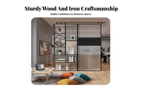 lattice Frame shelving single Multi-Functional Freestanding Shelving single rustic design Room divider for homeowners, Reception Area, Small areas, Bedroom