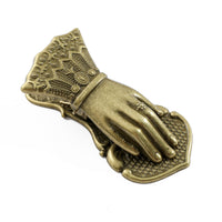 Metal Hand Clip Embossed Vintage Hand Clip Multi-Use Stationery for Photographers, Scrapbooking