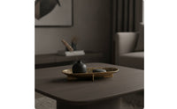 Oval Serving Tray Low-Profile Oval Display Tray Decorative for Refreshment Area