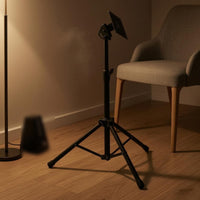 Drum Drumming Pad Stand Adjustable Height Drumming Pad Stand Matte Black Music Accessory