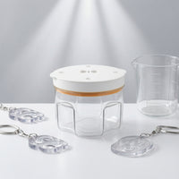 Resin Vacuum Chamber Airtight Vacuum Chamber with Measuring Cups Transparent for DIY Hobbyists