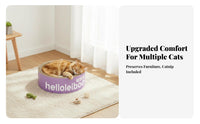 Less Shedding Cat Scratching Board Sturdy Cardboard Cat Scratcher Furniture Protection for Indoors, Living Room, Apartment