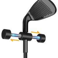 Textured Grip Golf Swing Speed Practice Aid Compact Weighted Golf Club Practice Aid Portable Sporting Equipment Long-Lasting for Golfers