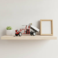 1/16 Tractors with Trailer Miniature Farm Vehicle Set Diecast Die-Vehicle Model Set for Pretend Play