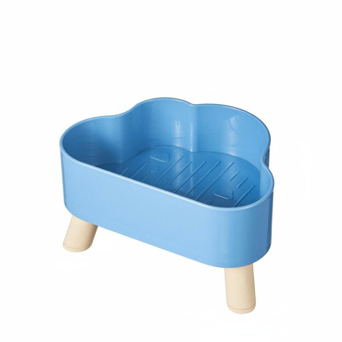 Non-Slip Puff Shaped Cat Bowl Spill-Proof Elevated Cat Bowl Whisker-Friendly Elevated Pet Feeder for Cats, Kittens, Small Dogs