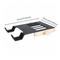 Wall-mounted Cycle Mount Rack Scratch Protection Cycle Wall Hanger Multi Function Bike Shelf Rack for Display