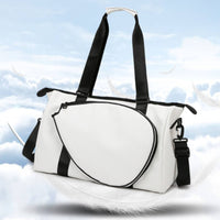 Large Capacity Badminton Racket Bag Shoulder Strap Badminton Bag Hand Carry Travel Duffel Multi-Use for Stretching