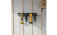 Wall Mount Drill Holder Space-Saving Sturdy Duty Drill Holder Electric Tool Organizer Shelf Upgraded Design for Workshop
