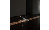 Butterfly Magazine Rack Minimalist Magazine Rack with Oval Base areaSaving Literature Display Stand for Reception Area