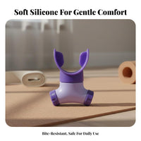 Silicone Mouthpiece Lung Capacity Exerciser Medical-Grade Material Breathing Muscle Exerciser Easy to Use Adjustable Resistance Breathing Device for Mindful Movement Practice Practitioners, Fitness Enthusiasts, Athletes, Home, Workout, Gym, Travel