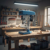 High Precision Tabletop Drill Press Multi-Functional Bench Drill Press Industrial Grade Tabletop Drilling Tool Adjustable Speed for DIY Enthusiasts, Hobbyists, Home Use, Garage