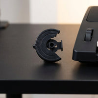 Central Opening Mounting Tab Wheel Ridged Edge Keyboard Wheel Curved