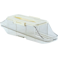 Automatic Rolling Egg Holder Slim Egg Storage Container Tidy for Kitchen