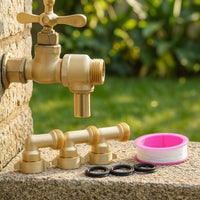 4 Pieces 90-Degree Hose Elbow Connector Threaded Garden Hose Elbow Connector Hardware Heavy-Duty Corrosion-Resistant