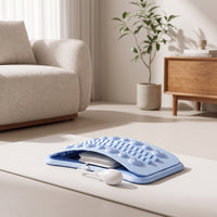 Back Stretcher with Air Pump Textured Traction Board Portable for Fitness Enthusiasts, Stretching Practice Practitioners