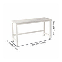 Small Office Desk Sturdy Frame Simple Study Desk Home Furniture for Bedroom