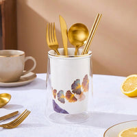 Premium Ceramic Chopstick Rest, Asian Chopstick Holder with Drainage, Elegant Table Organizer, 8.7x13.7cm