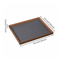 Walnut Display Tray Minimalist Design Wooden Jewelry Tray Handmade Household Storage for Shop Owners, Boutique, Craft Fair