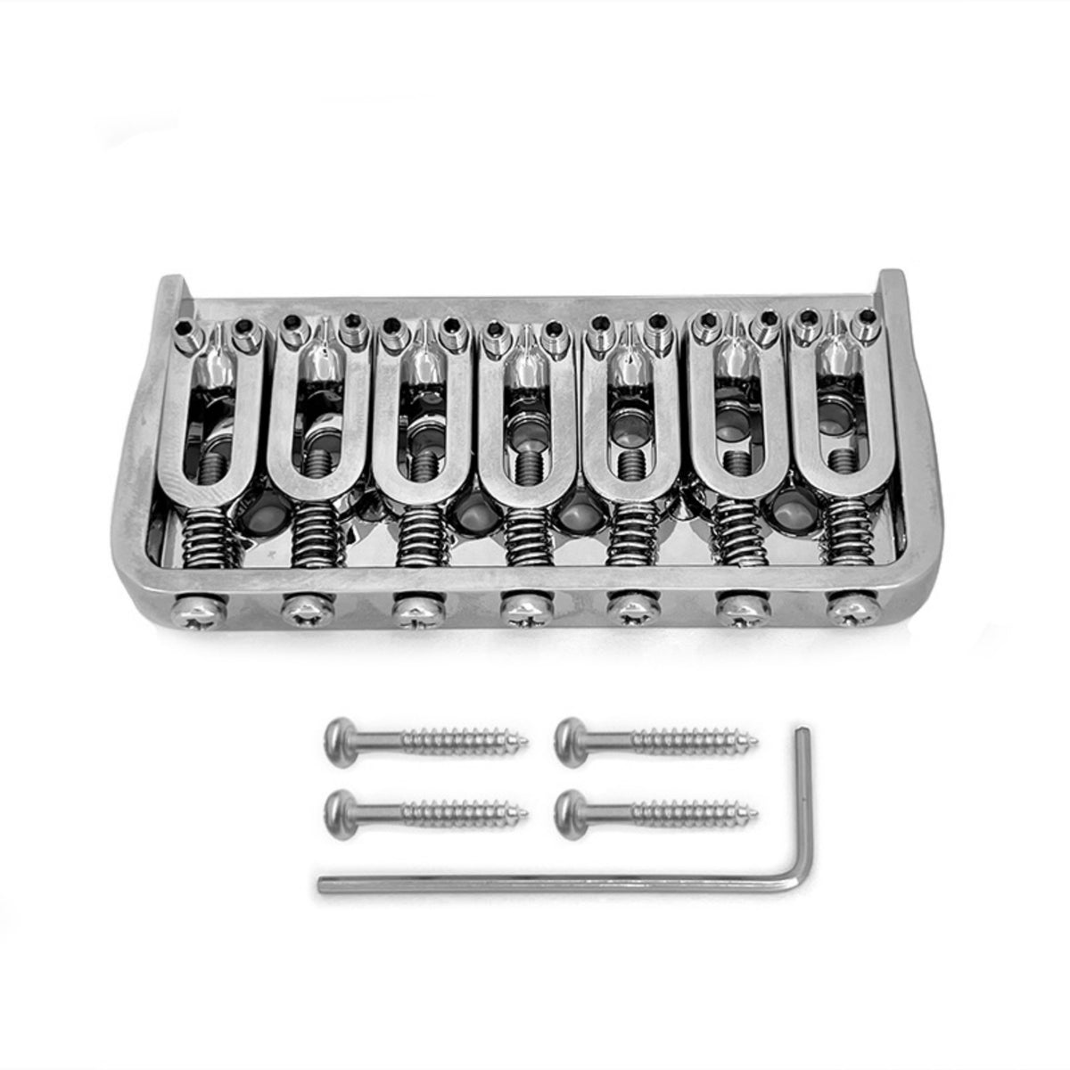 7-String Guitar Bridge Sturdy Fixed Guitar Bridge Glossy for Guitarists