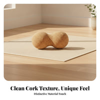 Textured Cork Peanut Massage Ball Uncoated Peanut Massage Ball Grip Fitness Gear Handheld