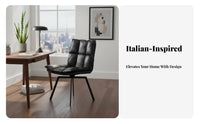 Italian design rotate Dining Chair Designer Piece Upholstered Seat Retro Look Home Furniture Multi-Use for Design aficionados, Office Workers, Homeowners, Living Room, Bedroom, Restaurant, study corner alcove