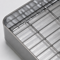 Large Capacity Dish Drainer, Under Sink Organizer, Sliding Drawer, No Installation, Minimalist Rectangular Design
