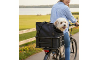 Detachable Bike Basket Easy to Install Pet Carrier Bike Basket Heavy Duty for Grocery Shopping, Picnics