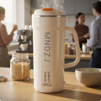Portable Cup-Style Soy Soy Milk Machine Handled Electric Soy Soy Milk Machine Insulated Kitchen Appliance Lidded